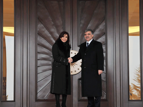 Arjantin Cumhurbaşkanı Çankaya Köşkü’nde